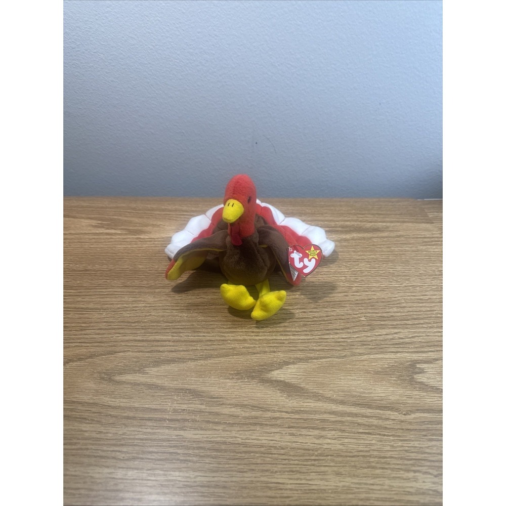 Ty Beanie Babies - Gobbles the Turkey w/Tag Thanksgiving‎